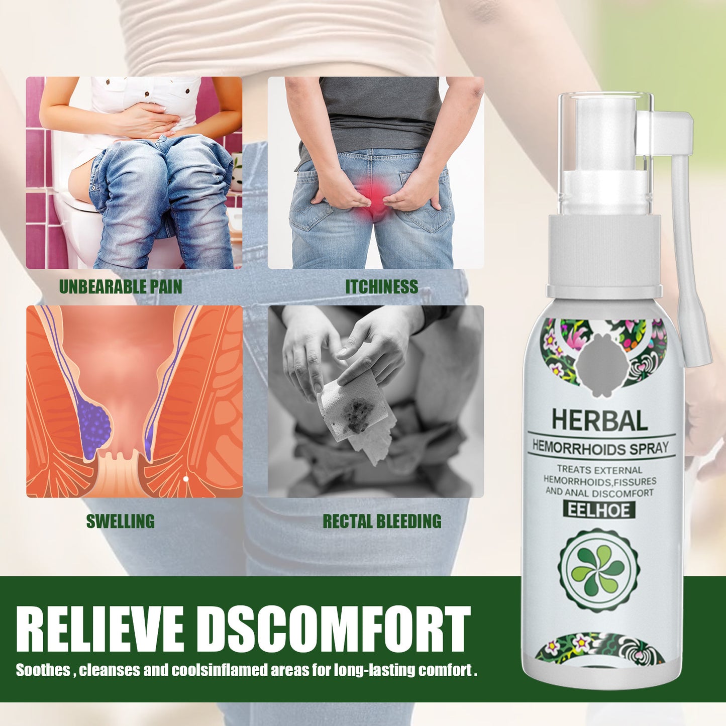 EELHOE Hemorrhoid Spray