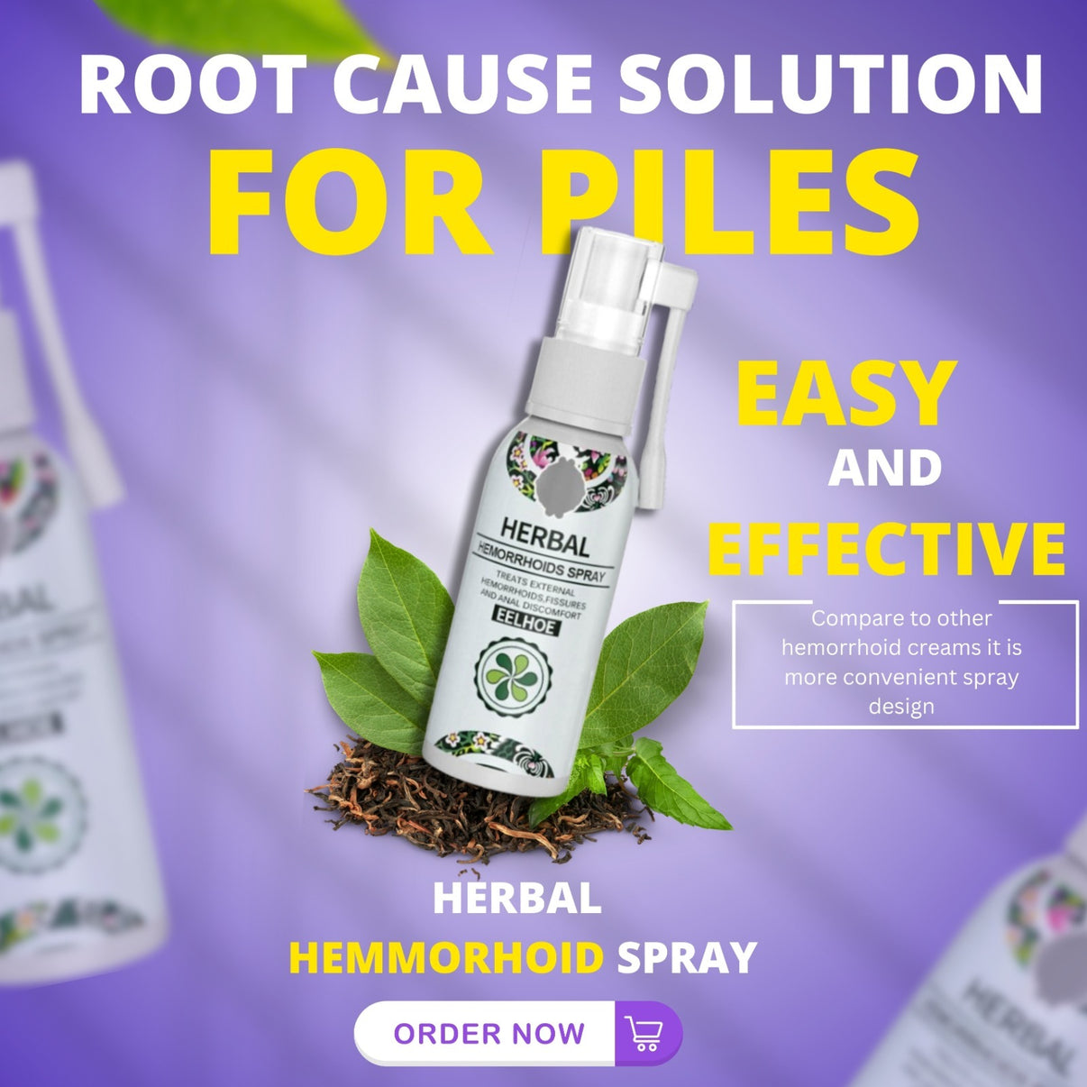 Herbal Piles Spray - BUY 1 GET 1