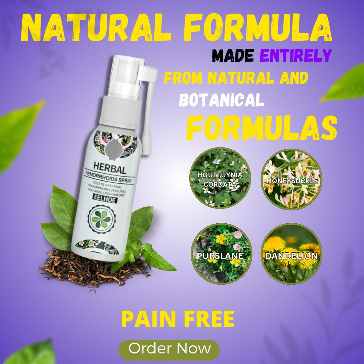 Herbal Piles Spray - BUY 1 GET 1